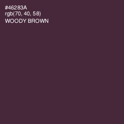 #46283A - Woody Brown Color Image